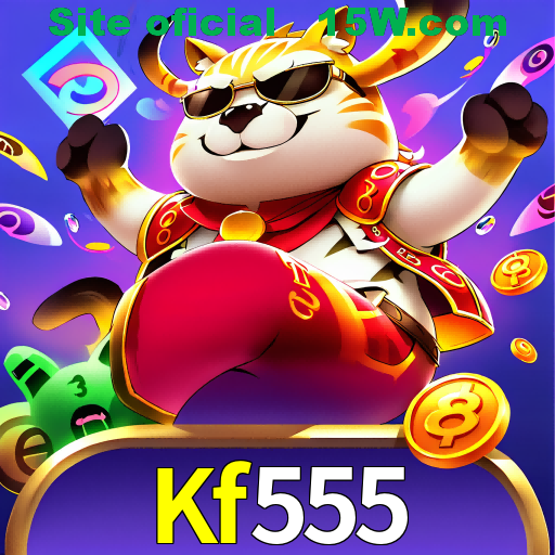 Imagem promocional da Kf555 mostrando a plataforma e suas vantagens